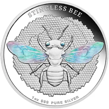 Niue - Native Bees - Stingless Bee (2) 1 oz Silver 2026 PP
